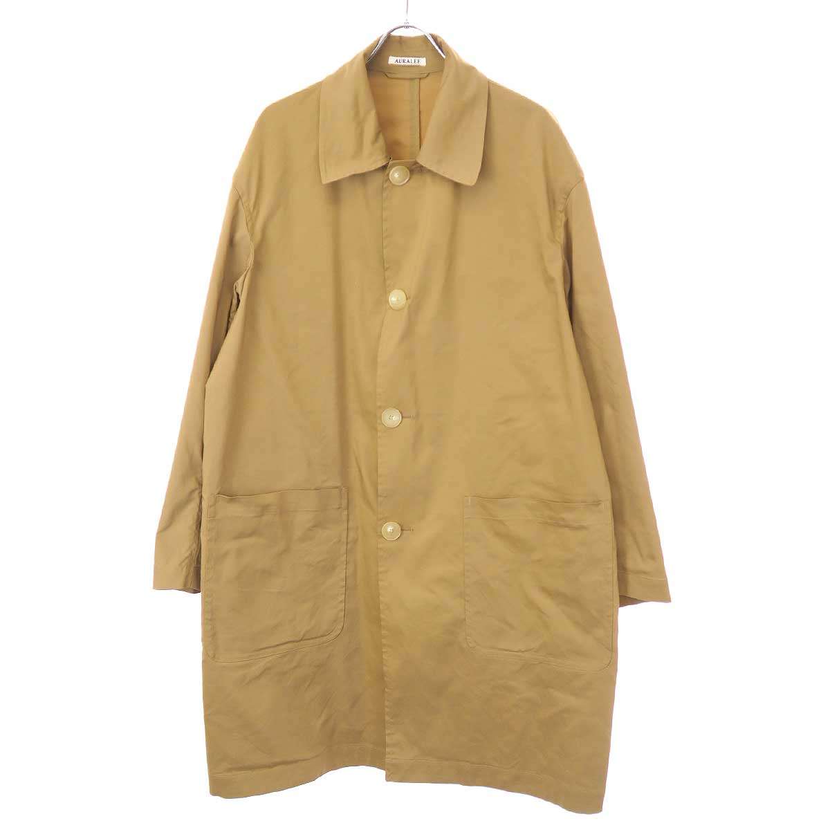 楽天市場】AURALEE オーラリー 20AW WOOL CASHMERE LAMINATE COAT