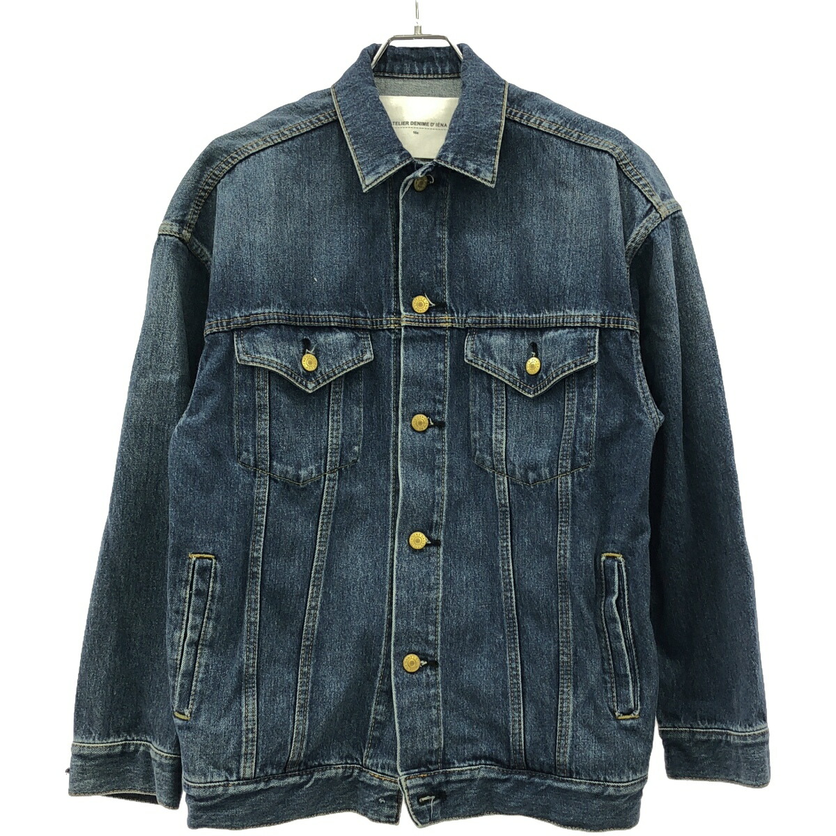 楽天市場】L'ATELIER DENIME D'IENA/リメイクタックデニムブルゾン L