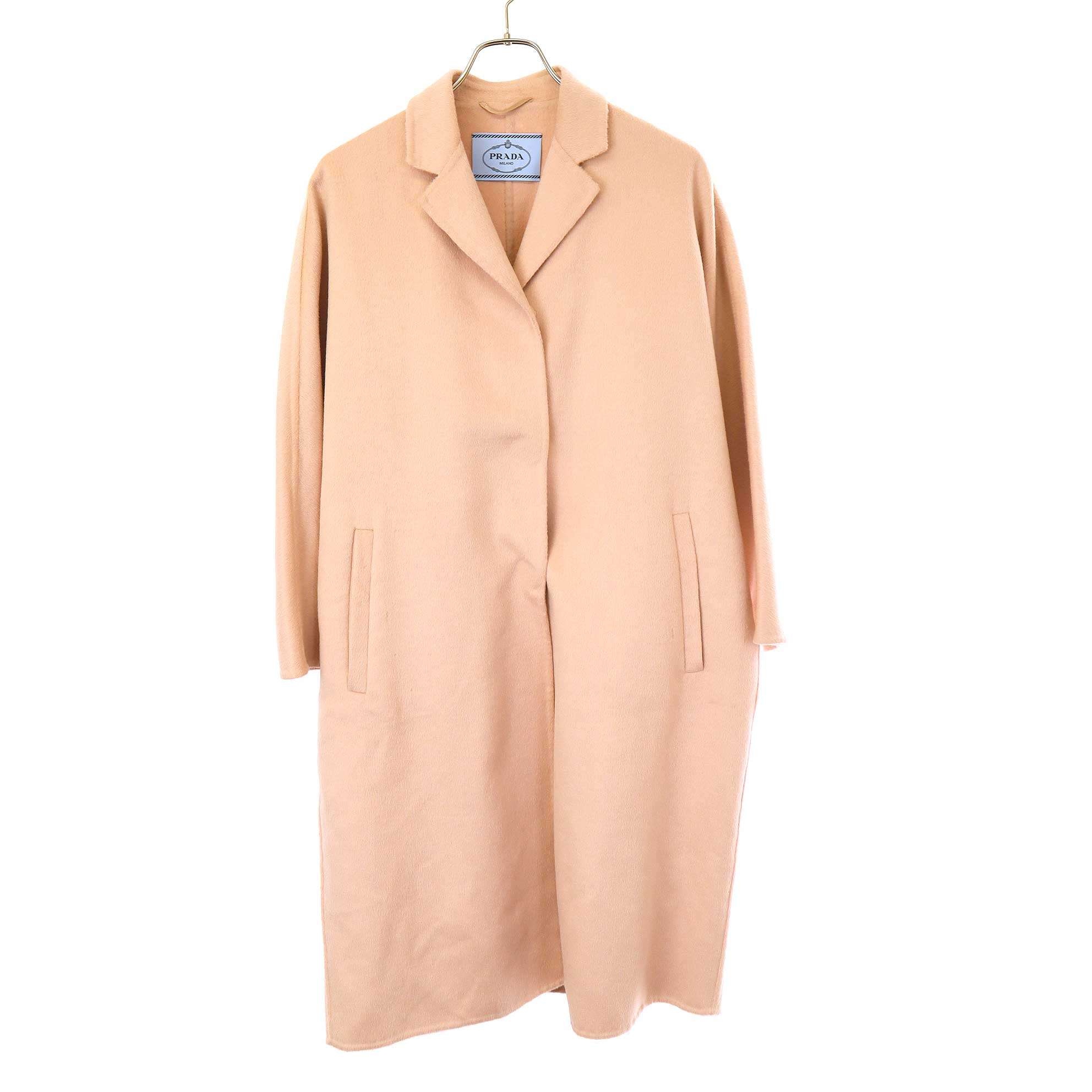 プラダ PRADA シングルコート　キャメルブラウン Prada シングルコート | ブラウン | FARFETCH JP