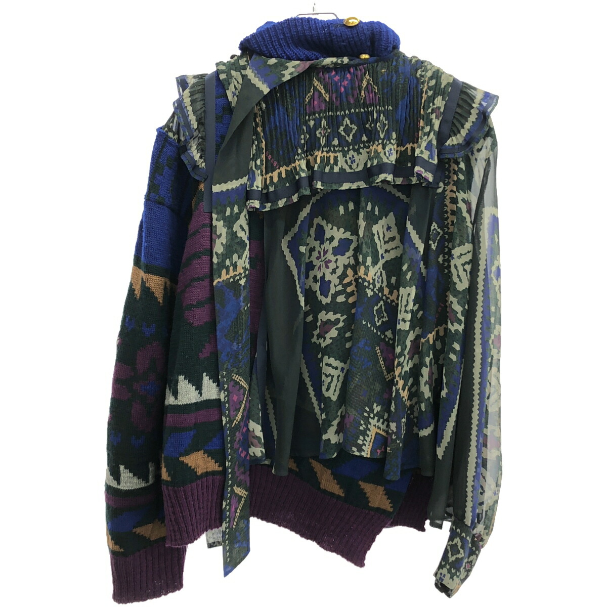 楽天市場】sacai サカイ 20SS ニットドッキングコットンプル
