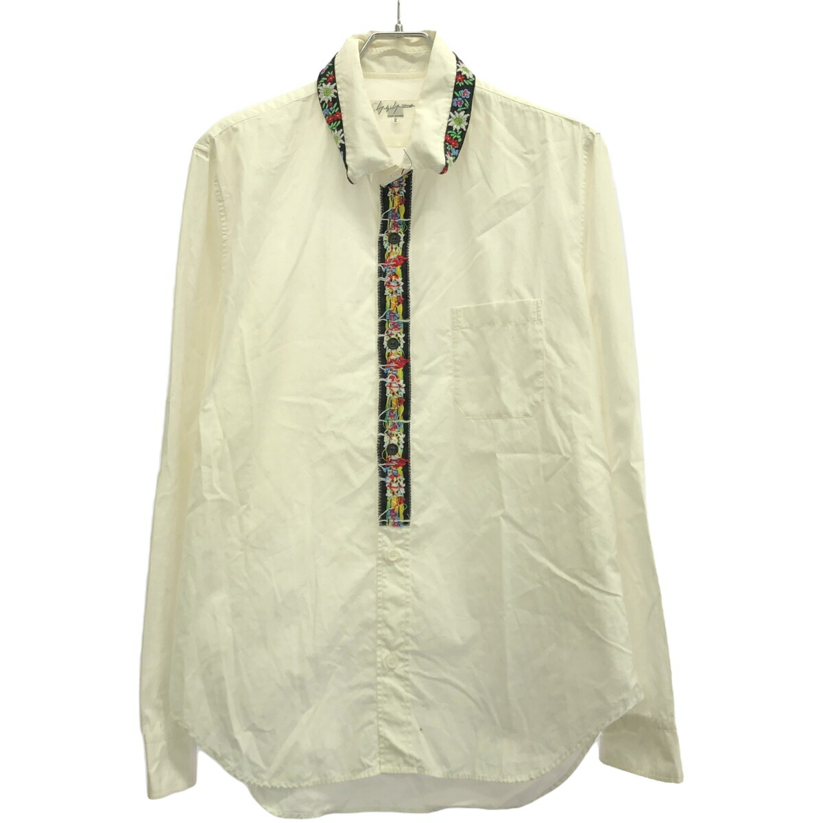 Yohji Yamamoto pour homme　ブロードフリルB シャツ 楽天市場】【中古】Yohji Yamamoto pour homme U-WTブロード