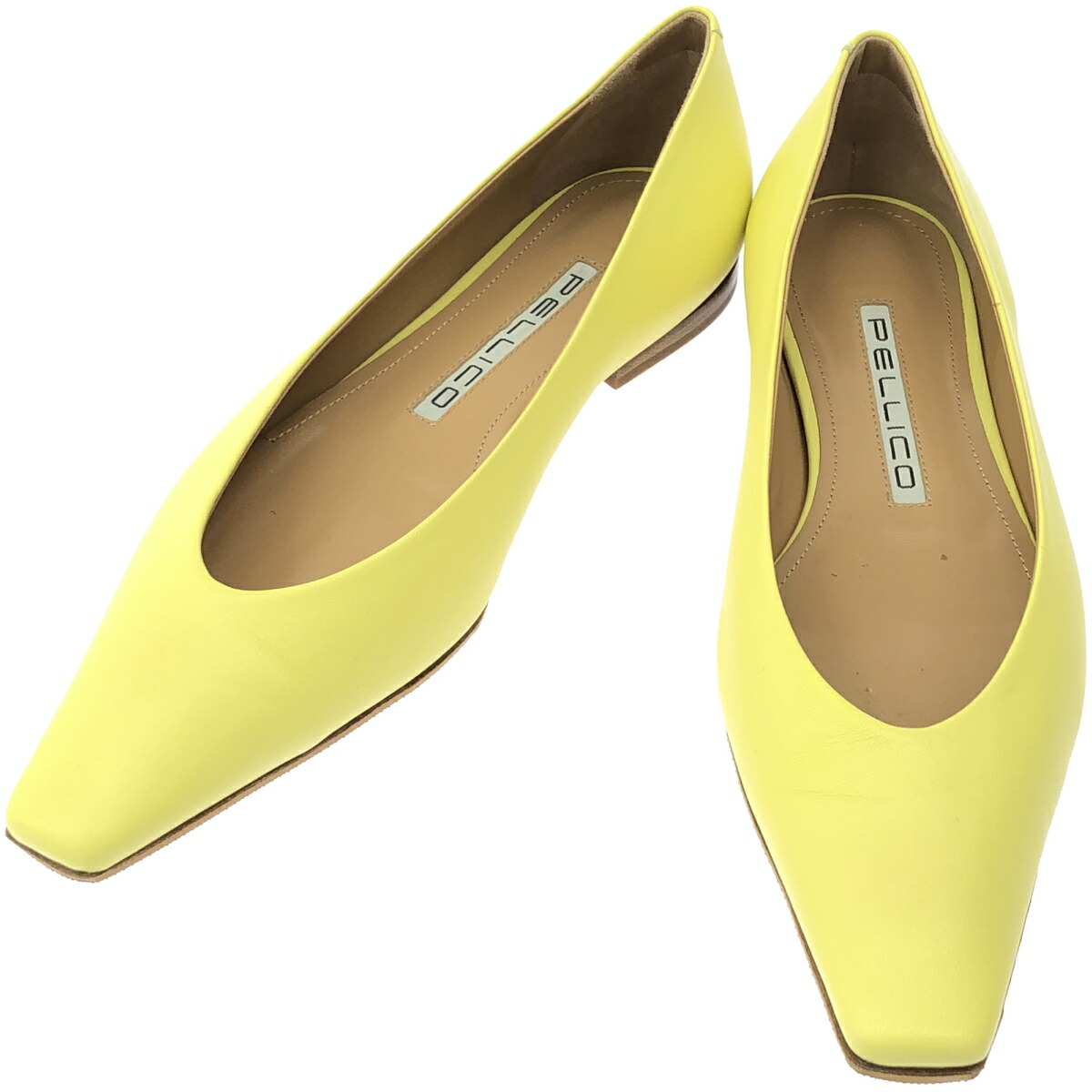 PELLICO ペリーコ フラット やぎ革 36サイズ　新品未使用 36 PELLICO パンプス黒フラットペリーコプレーン入学式スーツ