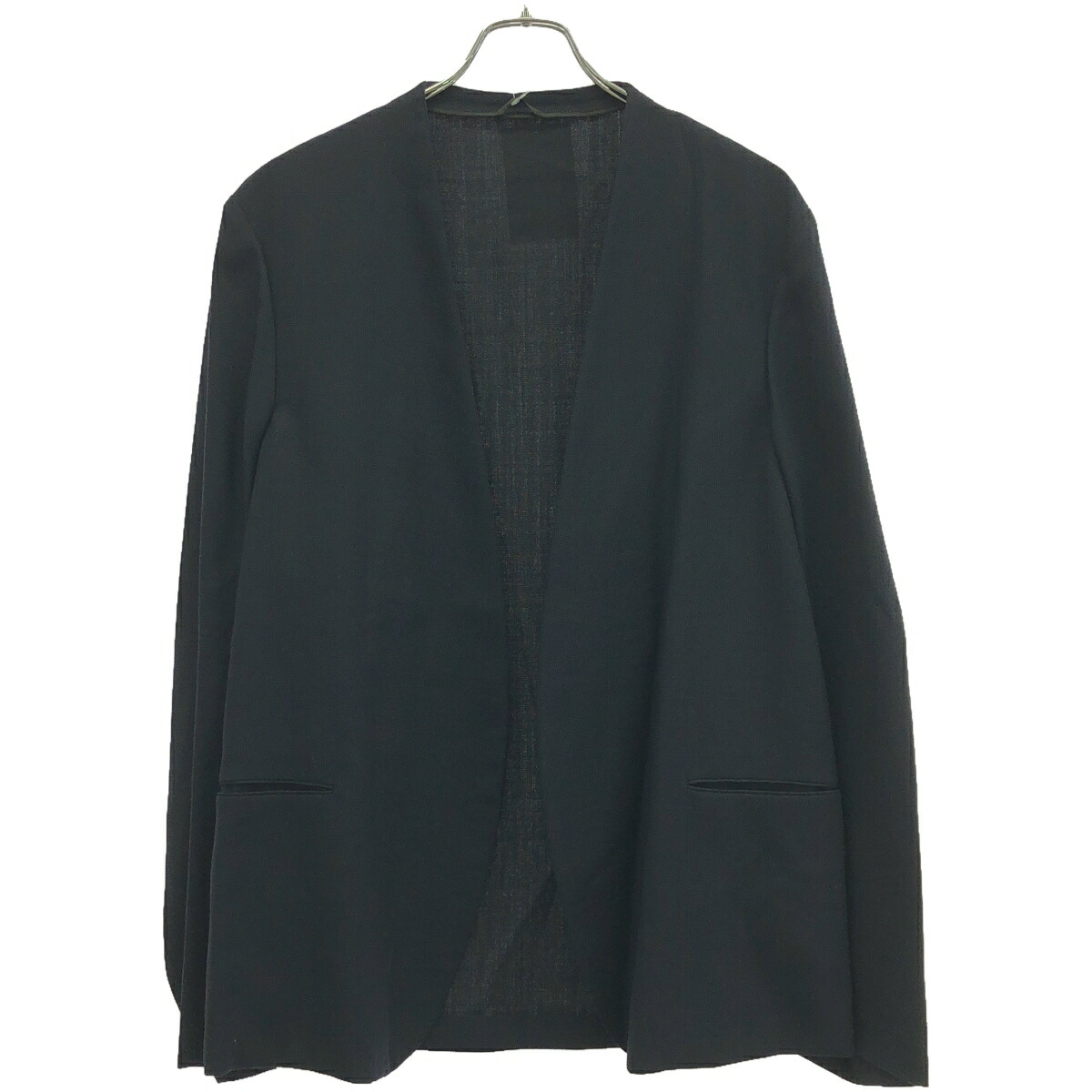 ATON グレー テーラードジャケット　04 ATON グレージュ テーラードジャケット