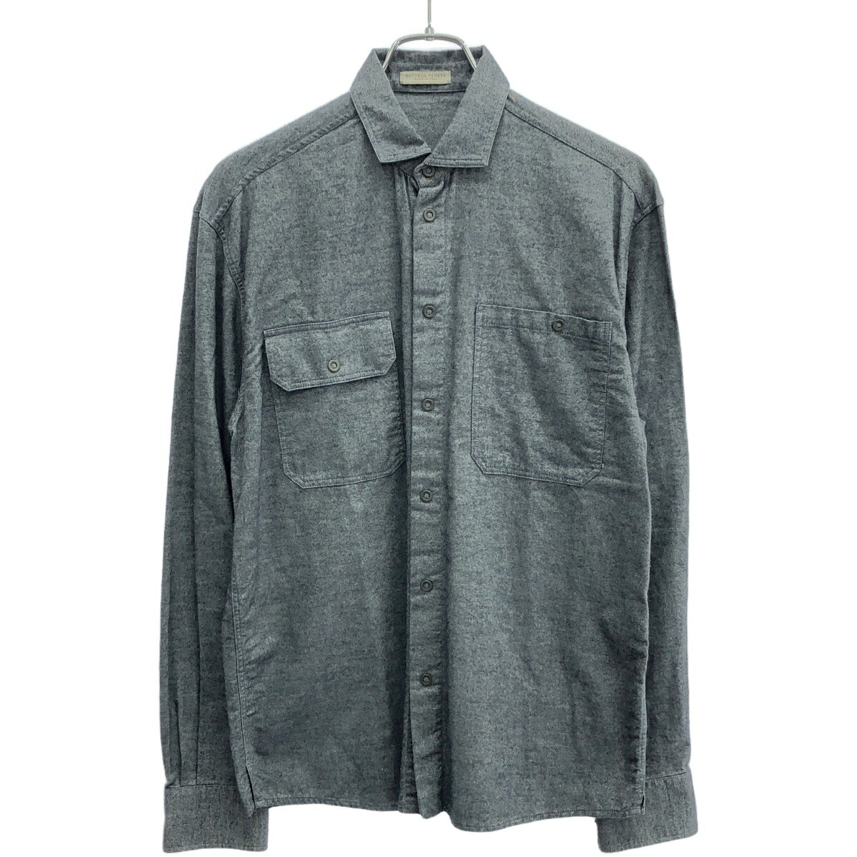 BOTTEGA VENETA ボッテガヴェネタ 23SS ダブルレイヤードシャツ ホワイト パープル 36 738507 V2SM0 ITZ75MHNF3HY BOTTEGA VENETA ボッテガヴェネタ 23SS ダブルレイヤードシャツ