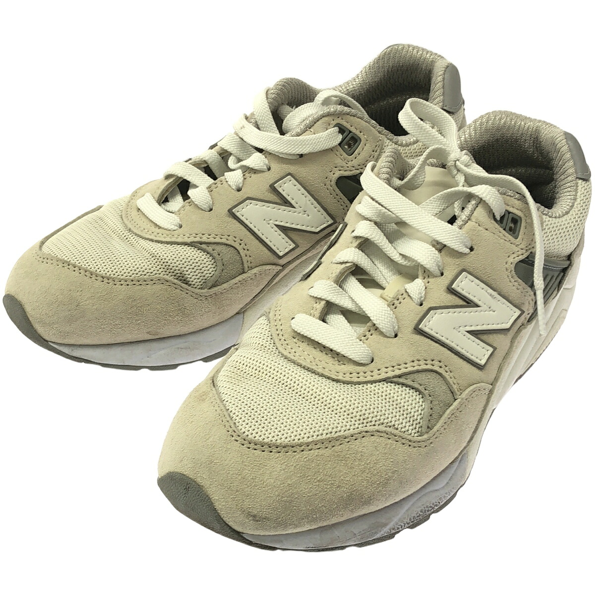 NEW BALANCE×COMME des GARCONS HOMME ニュー平衡にする コムデギャルソンオム MT580HM2 スニーカー  ベージュ 26糎 【中古】 IT972JI1K2I0