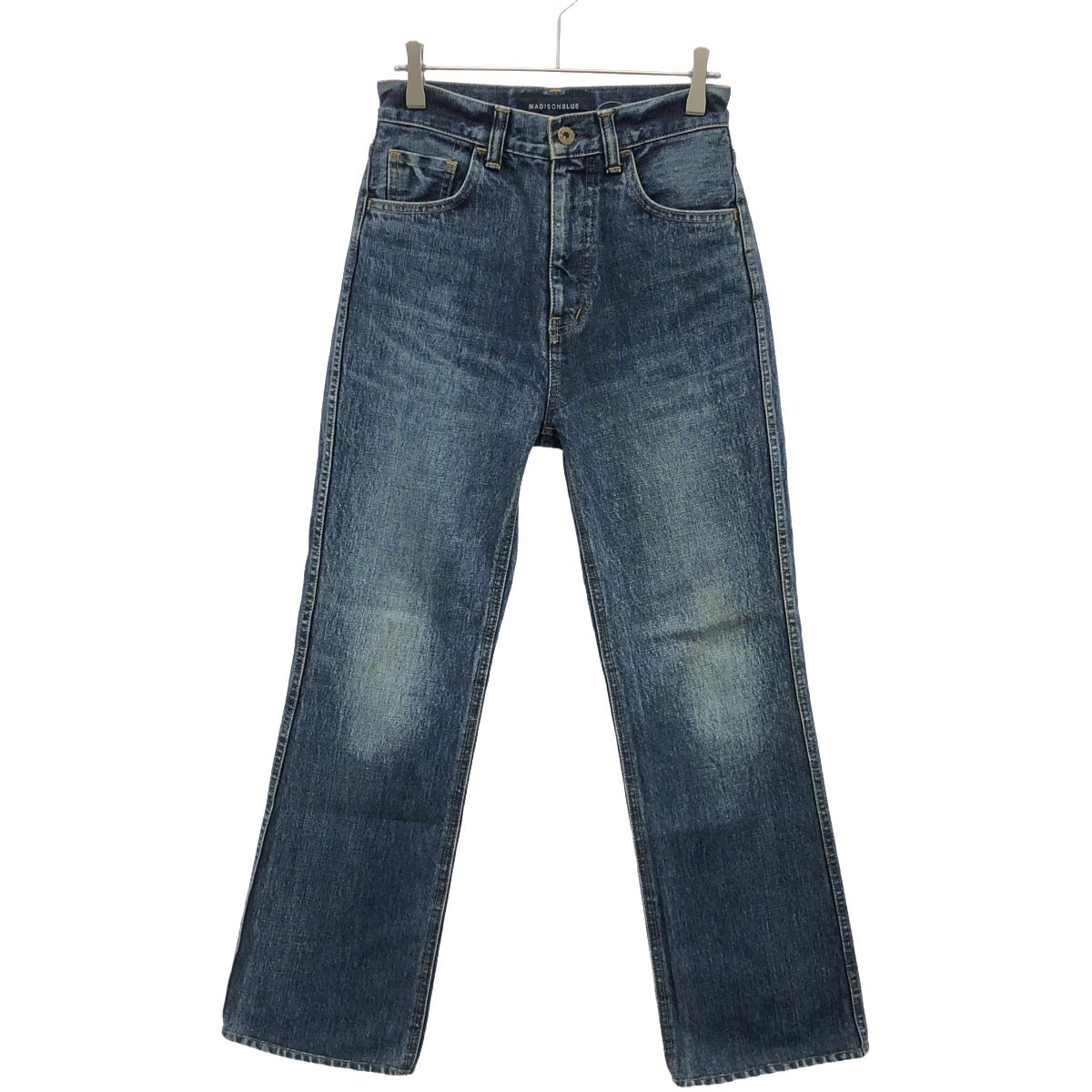 MADISONBLUE クラッシュドサルエルデニム01 MB224-3001 MADISON BLUE マディソンブルー 22AW CRASHED SAROUEL PANTS