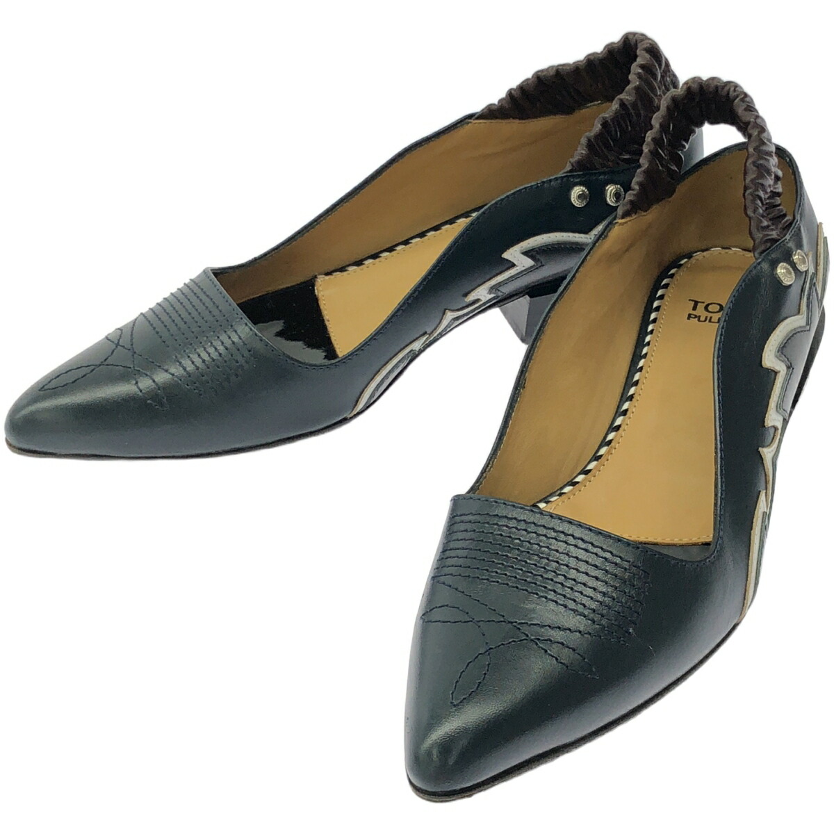 【値下げしました】トーガ　パンプス｜TOGA TOGA Aj926 Flat Shoes - Toga Pulla - Black - Polido (TOGA