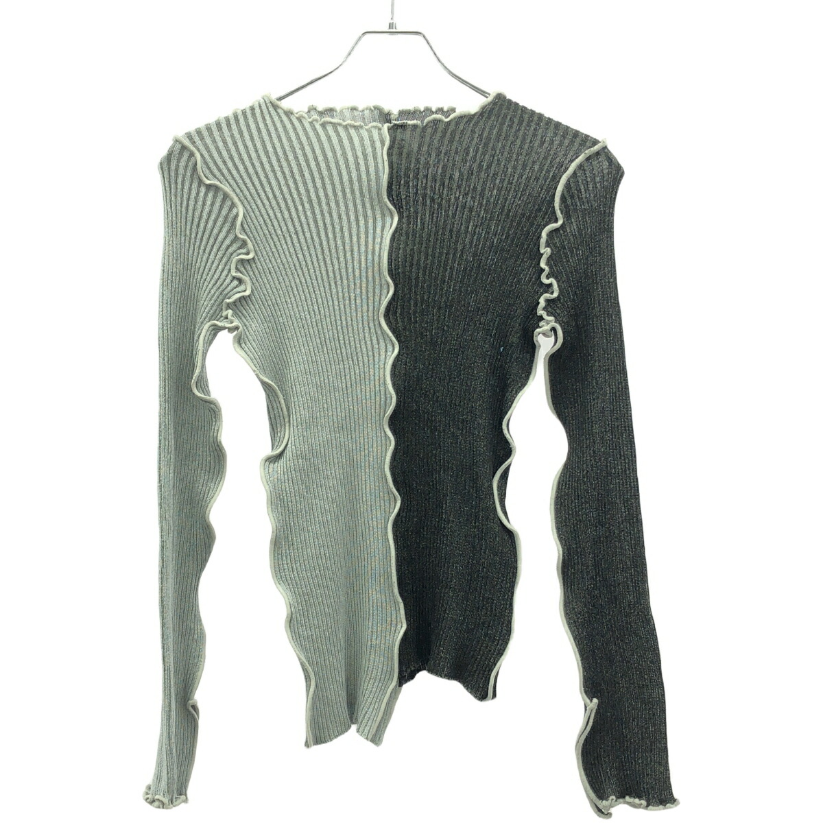 コトハヨコザワ kotohayokozawa 24SS Reversible Knit ニット KT24S-KN02 ベージュ サイズ：1 楽天市場】kotohayokozawa コトハヨコザワ ニット ブラック