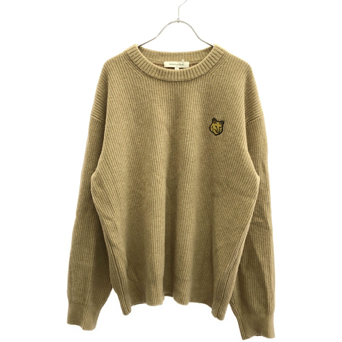 もふもふ 楽天市場】【中古】MAISON KITSUNE FOX HEAD PATCH HALF ZIP