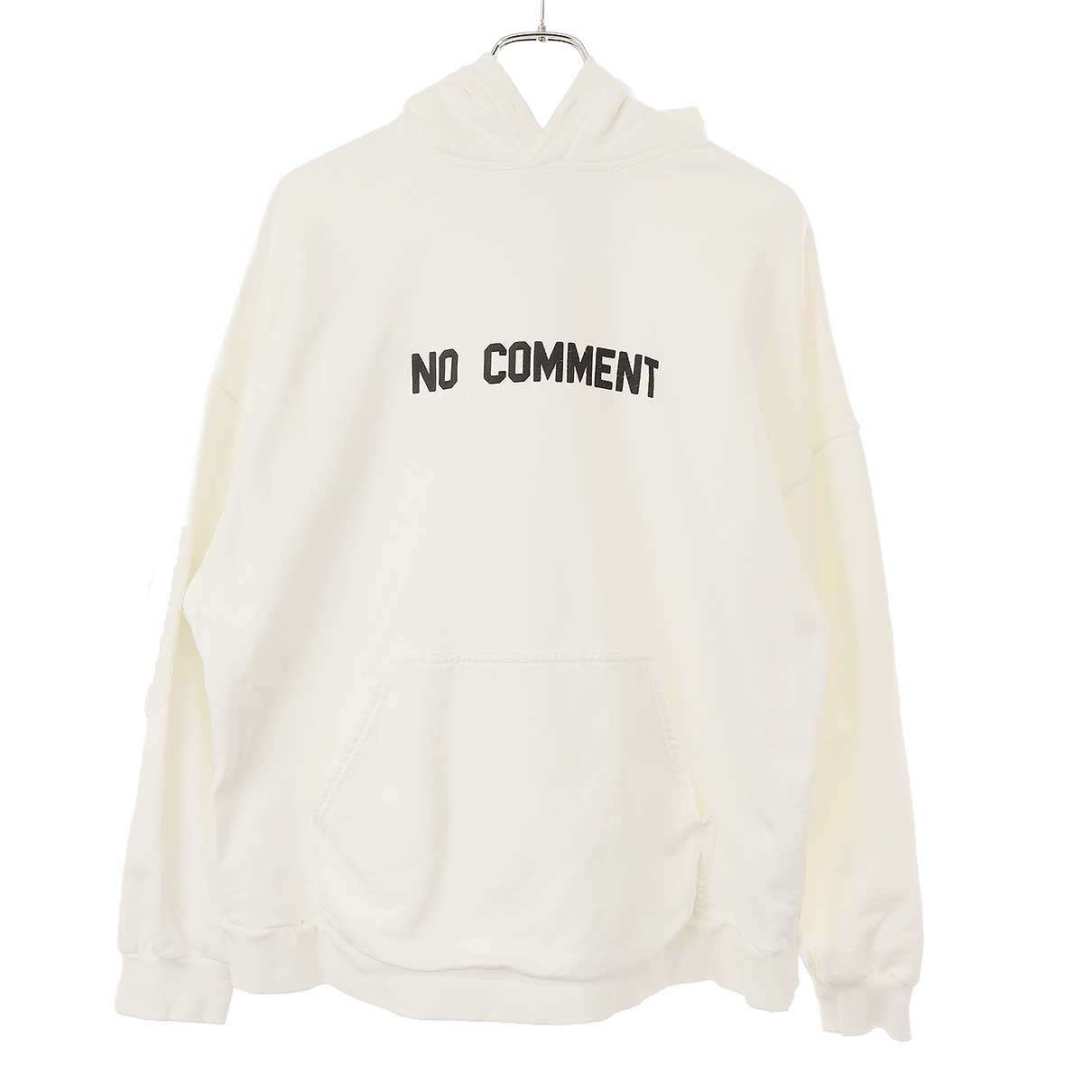 BALENCIAGA バレンシアガ NO COMMENT ティーシャツ 不都合産業パーカー 675003 TLVG4 白いこと 1 【中古】 ITJB2PU2T114