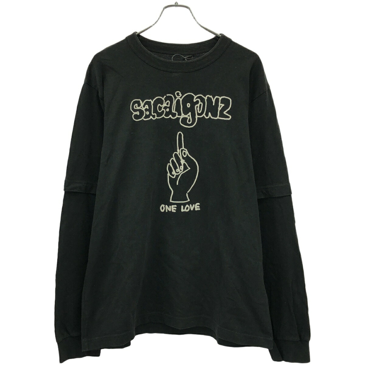 sacai&GONZ　サカイ&マークゴンザレス　ONE LOVE　長袖Tシャツ sacai sacai×Gonz ONE LOVE L/S T-shirt – mou by ACROPOLIS