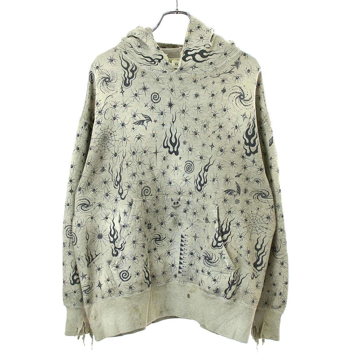 セントマイケル DW_HOODIE Dr.Woo フーディー SAINT MICHAEL/セントマイケル/DW_HOODIE/DR.WOO/GRY | ROYAL