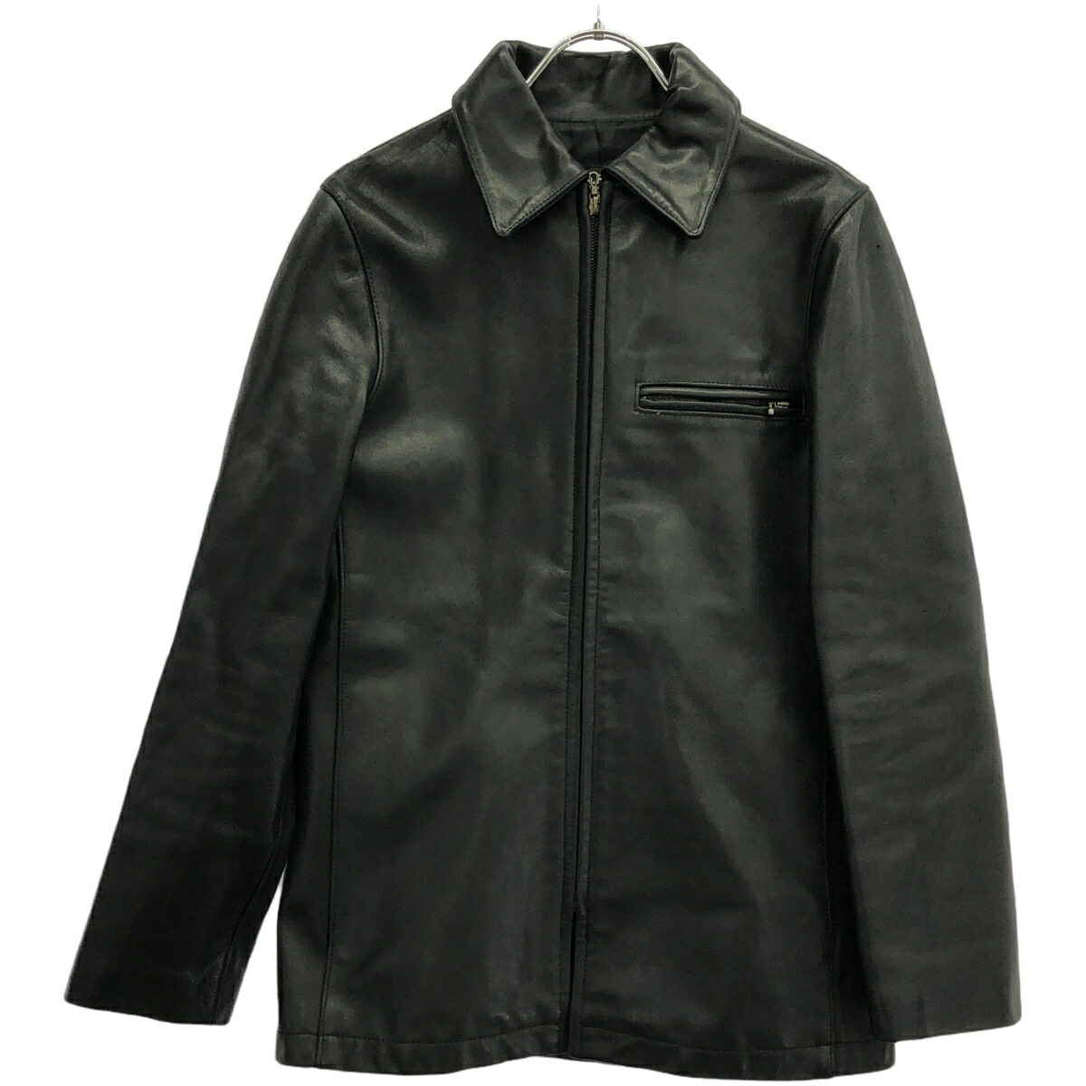 A.P.C レザージャケット A.P.C. アーペーセー レザー ライダース ジャケット XS 傷有