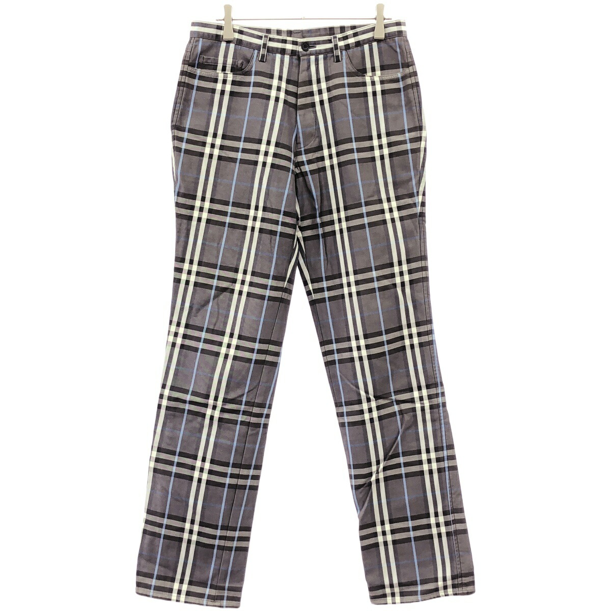 BURBERRY BLACK LABEL チェックパンツ　廃番品　79サイズ　綿 バーバリーブラックレーベル W31位 ノバチェック パンツ メンズ