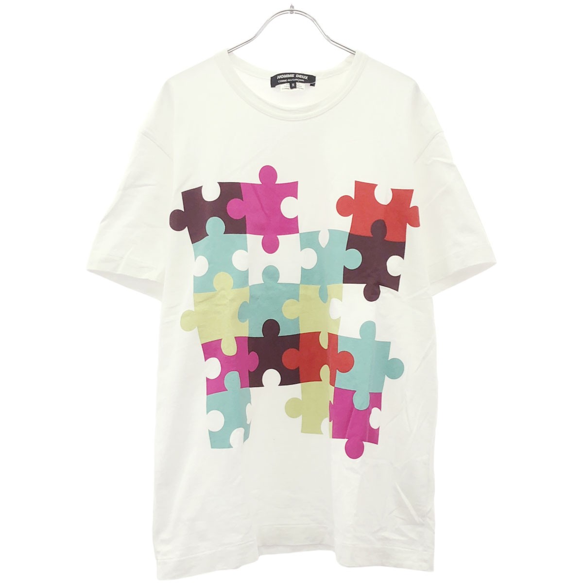 23SS✨美品 タオ コムデギャルソン 立体プリント 半袖Tシャツ 黒 Sサイズ 23SS✨美品 タオ コムデギャルソン 立体プリント 半袖Tシャツ 黒