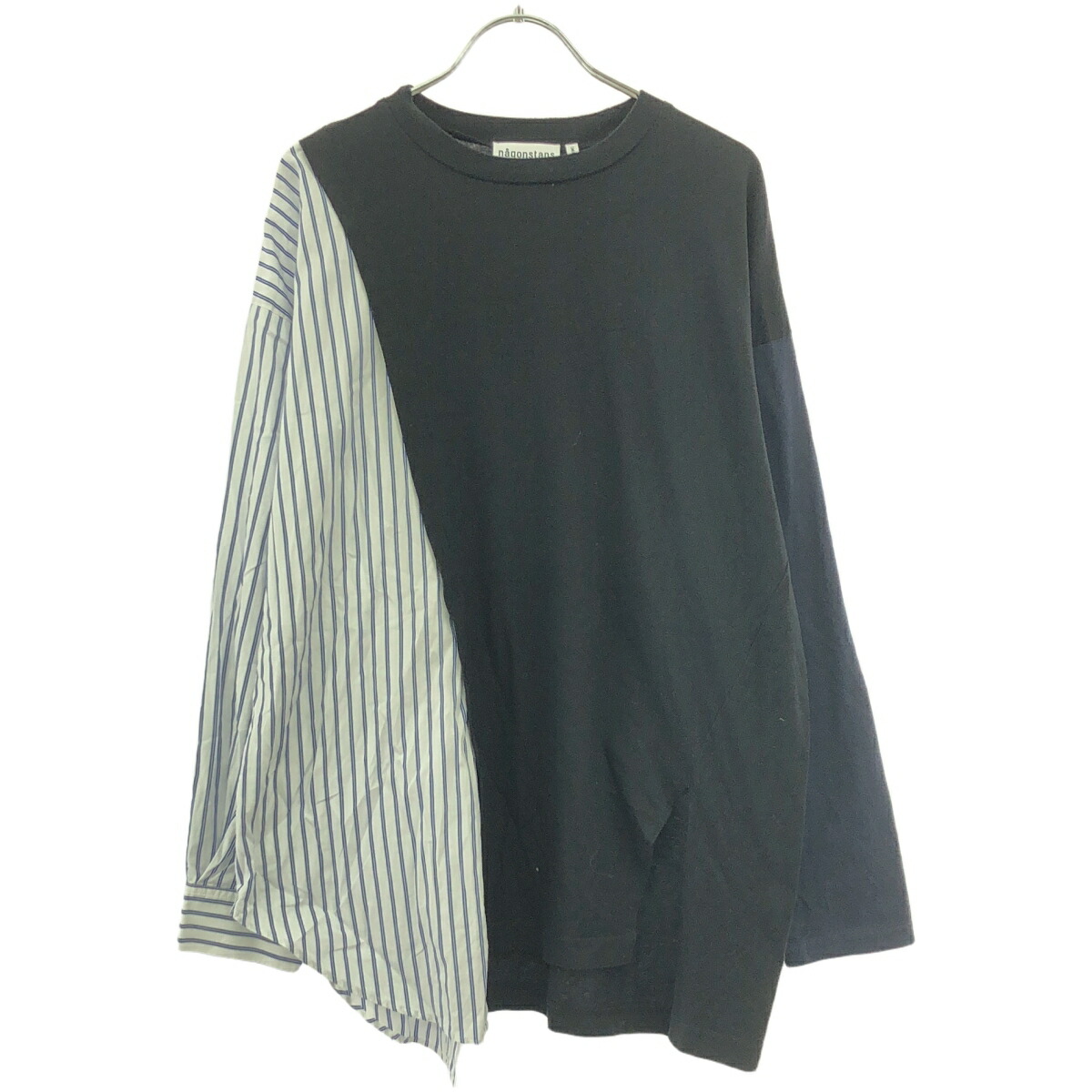 nagonstans ナゴンスタンス 24AW off shoulder shirts pullover シャツプルオーバートップス 470HA880-0500 ブラック M ITZA055NP7XM nagonstans ナゴンスタンス 24AW off shoulder shirts pullover