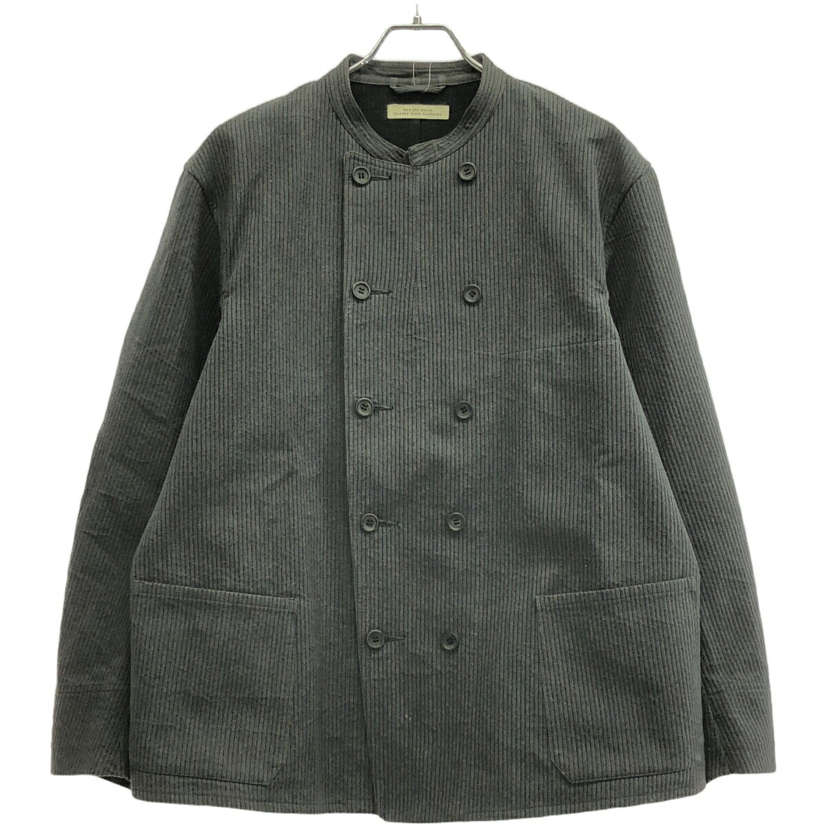 OLD JOE BRAND ノーカラージャケット グレー　38 ROUND-COLLAR MOTORING JACKET - 251OJ-JK02 – OLD JOE BRAND