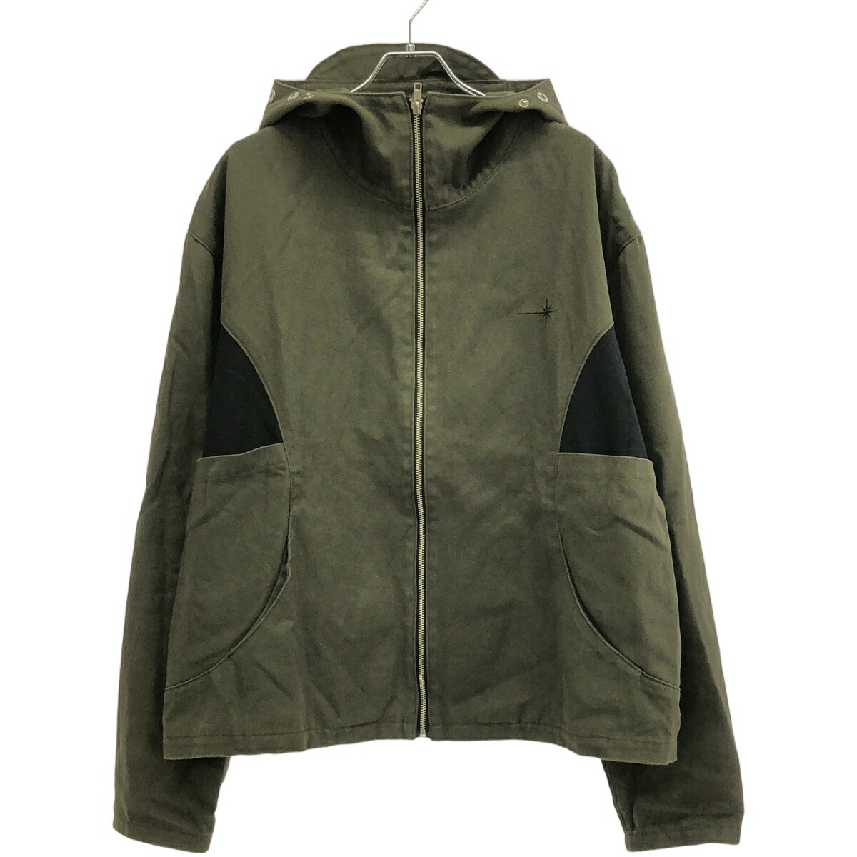 EDEN POWER CORP エデンパワーコープ Enoki 2.0 Jacket ジップアップフーデッドジャケット  カーキ M 【中古】 ITFOS4D58P2U