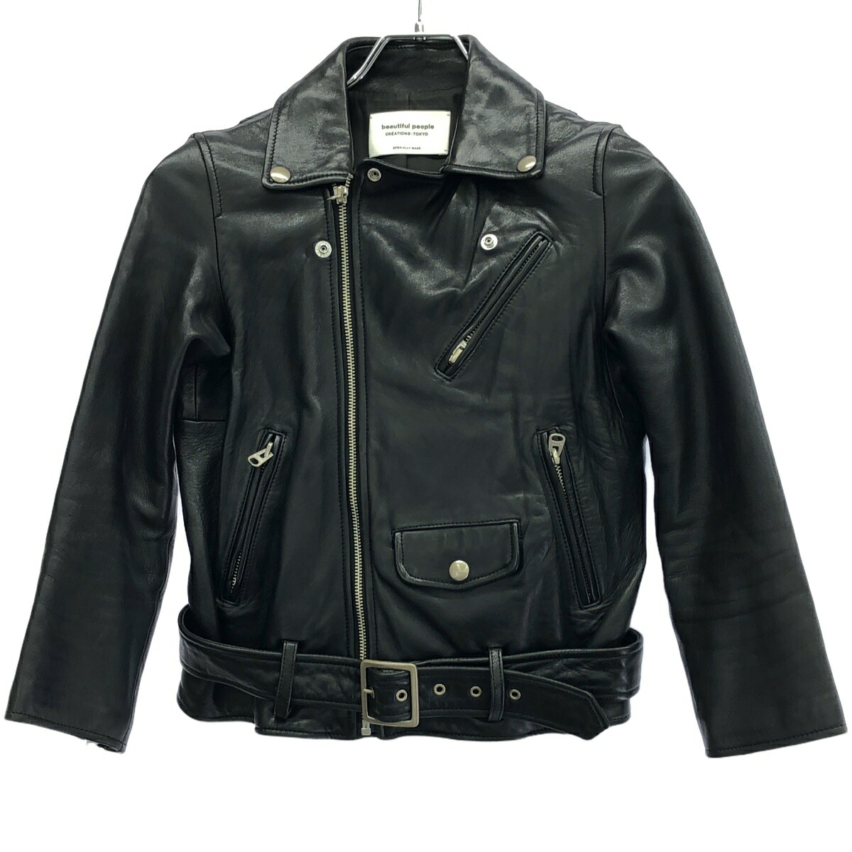 【美品】ビューティフルピープル ダブル ライダースジャケット ブラック 140 楽天市場】ビューティフルピープル beautiful people ダブルライダース