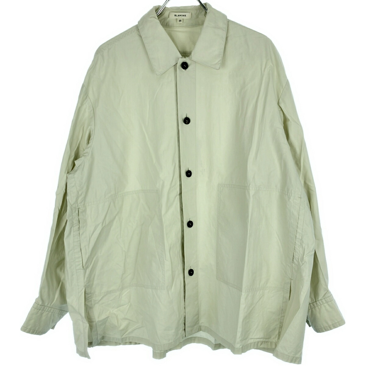 Drawer - rinco★今季ブラミンク BLAMINK ブラウス36 BLAMINK ブラミンク 24SS コットンシルク シアーブラウス36