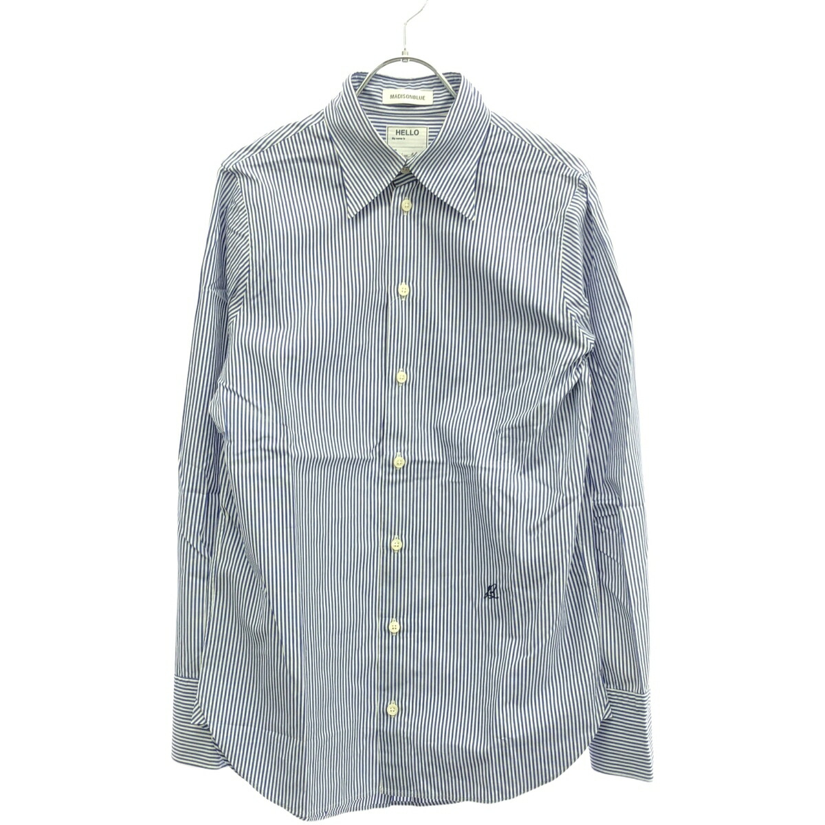 MADISONBLUE - MADISON BLUE マディソンブルー 21AW SCARF COLLAR スカーフカラーコットンタイプライターシャツ MB214-5009 ブラック 1 MADISONBLUE - MADISON BLUE マディソンブルー 21AW SCARF
