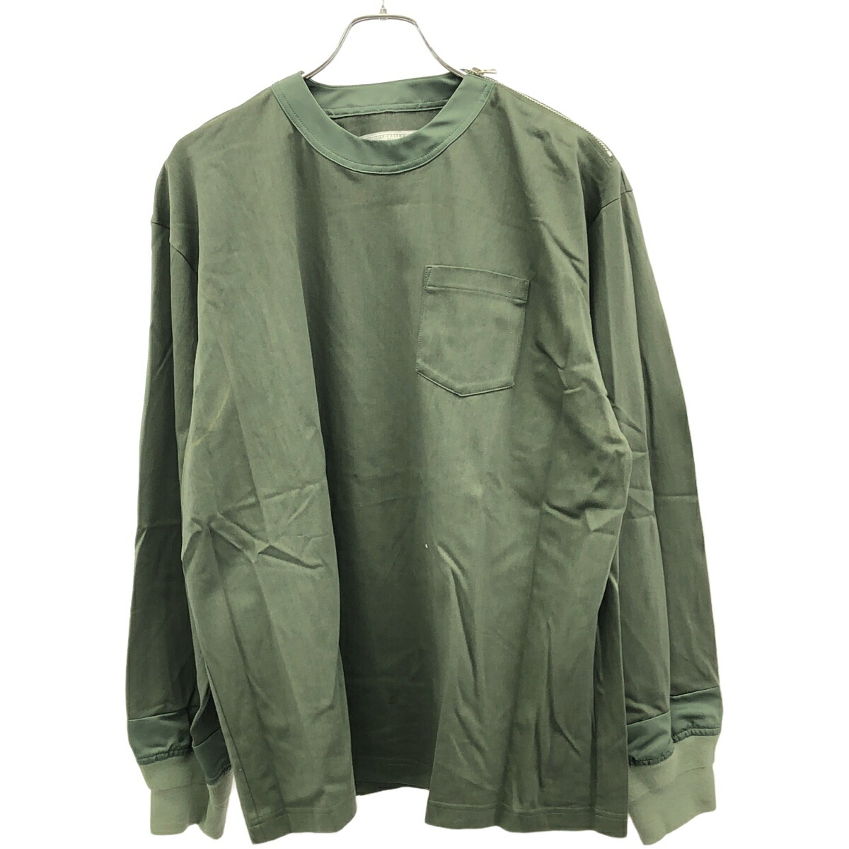 sacai サカイ 24AW Pattern Knit Print Cotton Jersey T-Shirt シフォンプリーツTシャツ 24-07439 ミックス 1 ITZGHQQQMJP0 PATTERN sacai サカイ 24AW Pattern Knit Print Cotton Jersey T