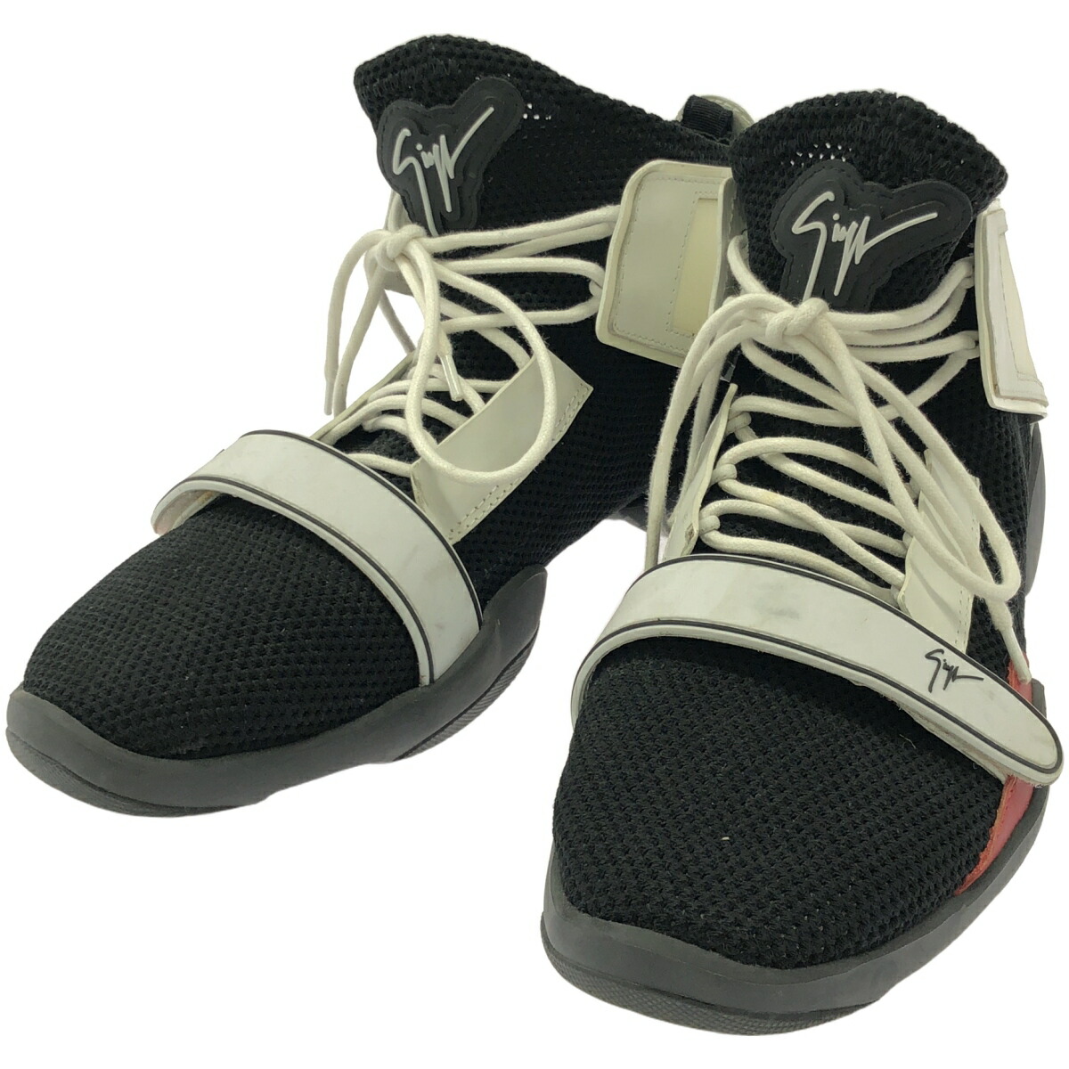 国内発送★GIUSEPPE ZANOTTI★ムートントリム レザー スニーカー rc0944_1.jpg