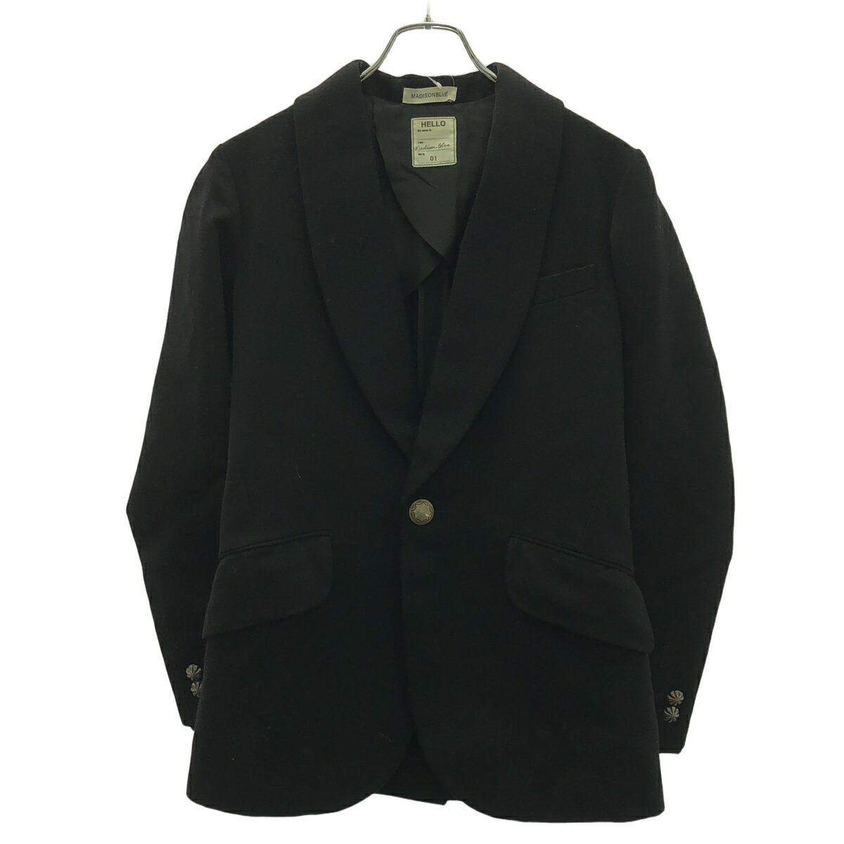 【美品】マディソンブルー　リネンダブルジャケット　21年モデル　金ボタン　カーキ imgrc0101908894.jpg