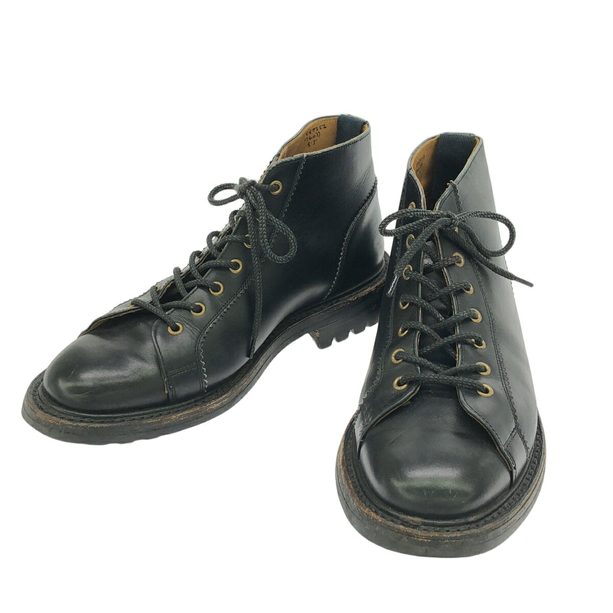 トリッカーズ　モンキーブーツ　約27㌢　M6087　ヌバック　スエード　黒 トリッカーズ Trickers モンキーブーツ MONKEY BOOT M6087 5