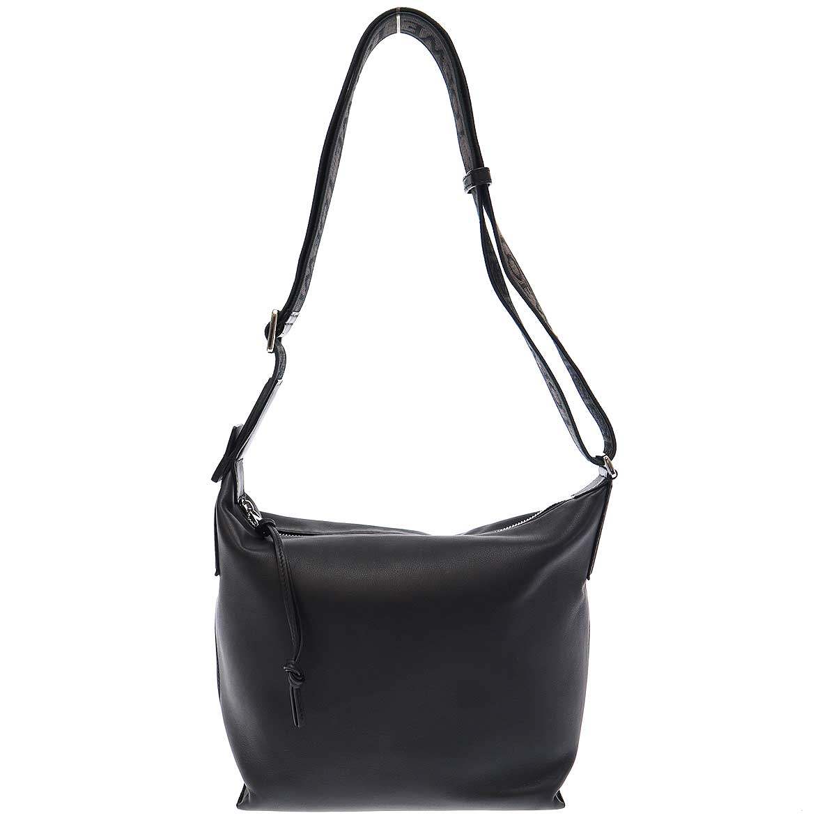 LOEWE グレー ショルダーバッグ LOEWE ロエベ アナグラム ロゴ ショルダーバッグ 368.80.790