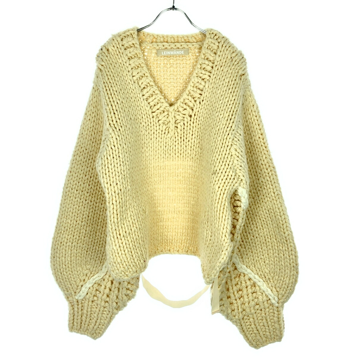 楽天市場】LEINWANDE ラインヴァンド ニット F オフホワイト 【中古