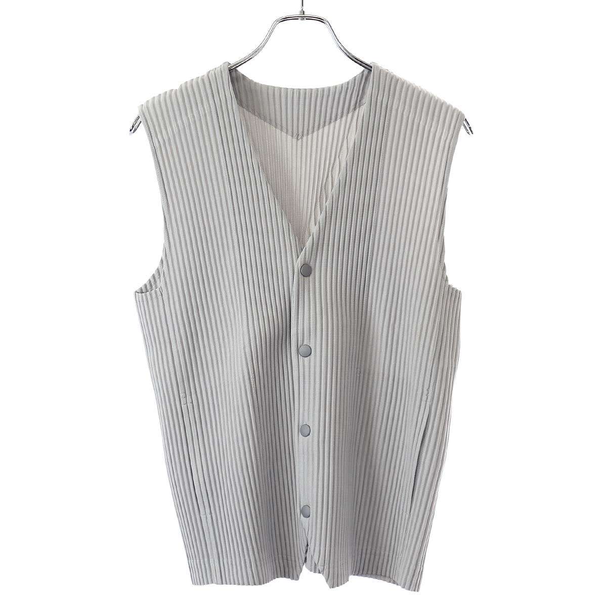 issey miyake イッセイミヤケ プリーツ ジレ ベスト グレー M 楽天市場】HOMME PLISSE ISSEY MIYAKE オムプリッセ イッセイ