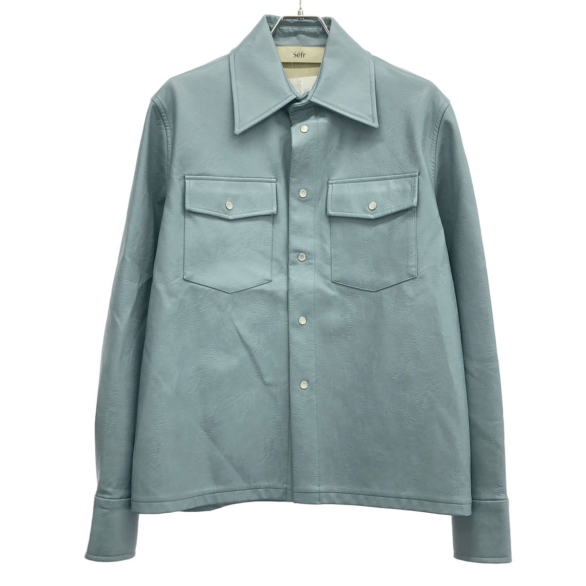 楽天市場】【中古】 Sefr セファ 23SS フェイクレザージャケット L