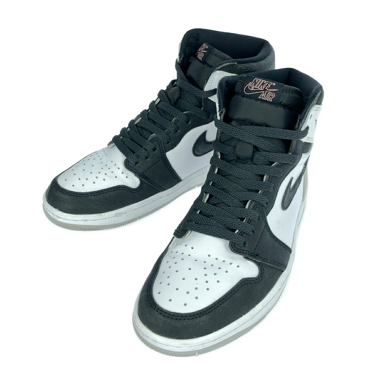 NIKE ナイキ AIR JORDAN 1 RETRO HIGH OG BLEACHED CORAL スニーカー 555088-108 白いこと 27.5糎 【中古】 ITC1R3C4Q4I8