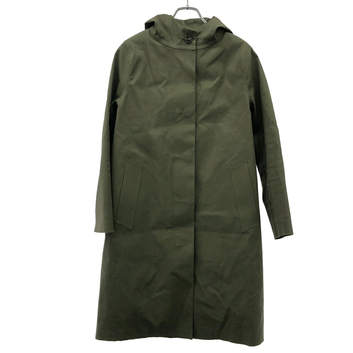 MACKINTOSH マッキントッシュ LDS CHRYSTON フーデッド厚地の外套  カーキ 8 【中古】 ITBS644NA9ZW