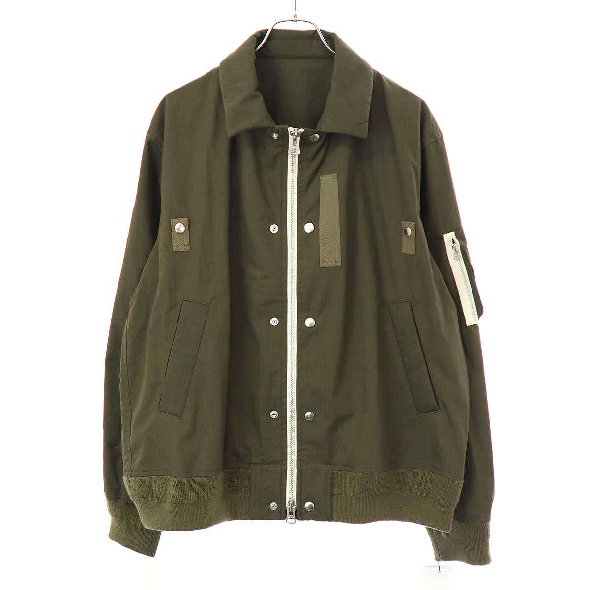 楽天市場】sacai サカイ 24SS Suiting Bonding Pullover ハーフ