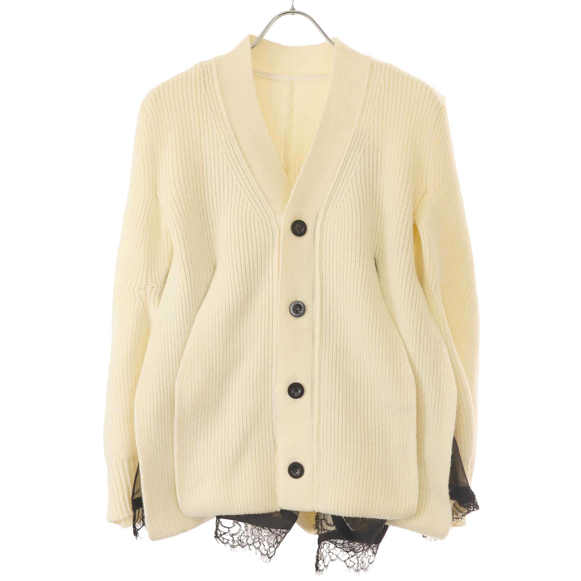 楽天市場】sacai サカイ 21AW Suiting Knit Cardigan スーチング