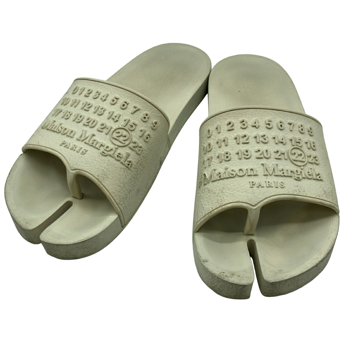 Maison Margiela / ロゴスライド サンダル 40 MM6 Maison Margiela◇新品 スライドサンダル ホワイト 39