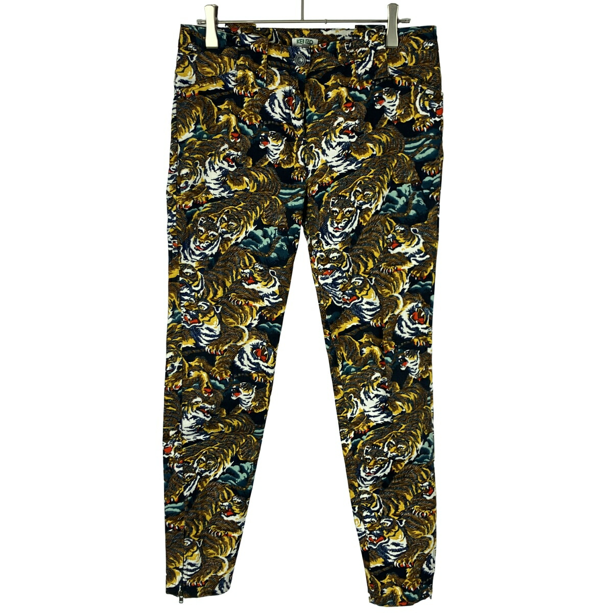 KENZO 定価37,400円　新品　スキニーパンツ　ブラック　S相当 KENZO 定価37,400円 新品 スキニーパンツ ブラック S相当 - メルカリ