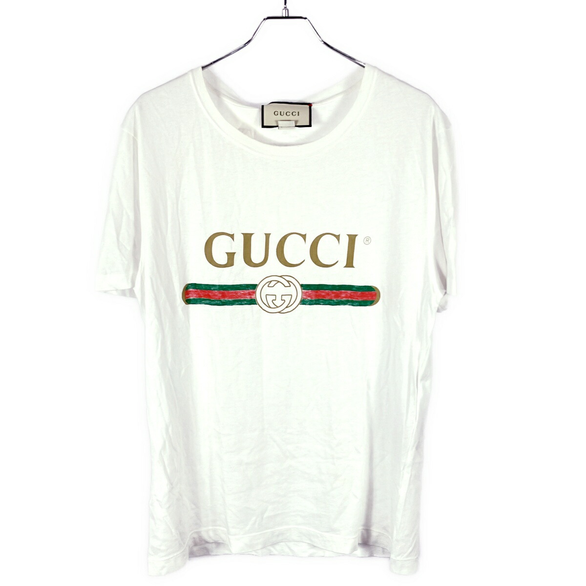 楽天市場】GUCCI グッチ Coco Capitan Tシャツ ロゴ ホワイト 白