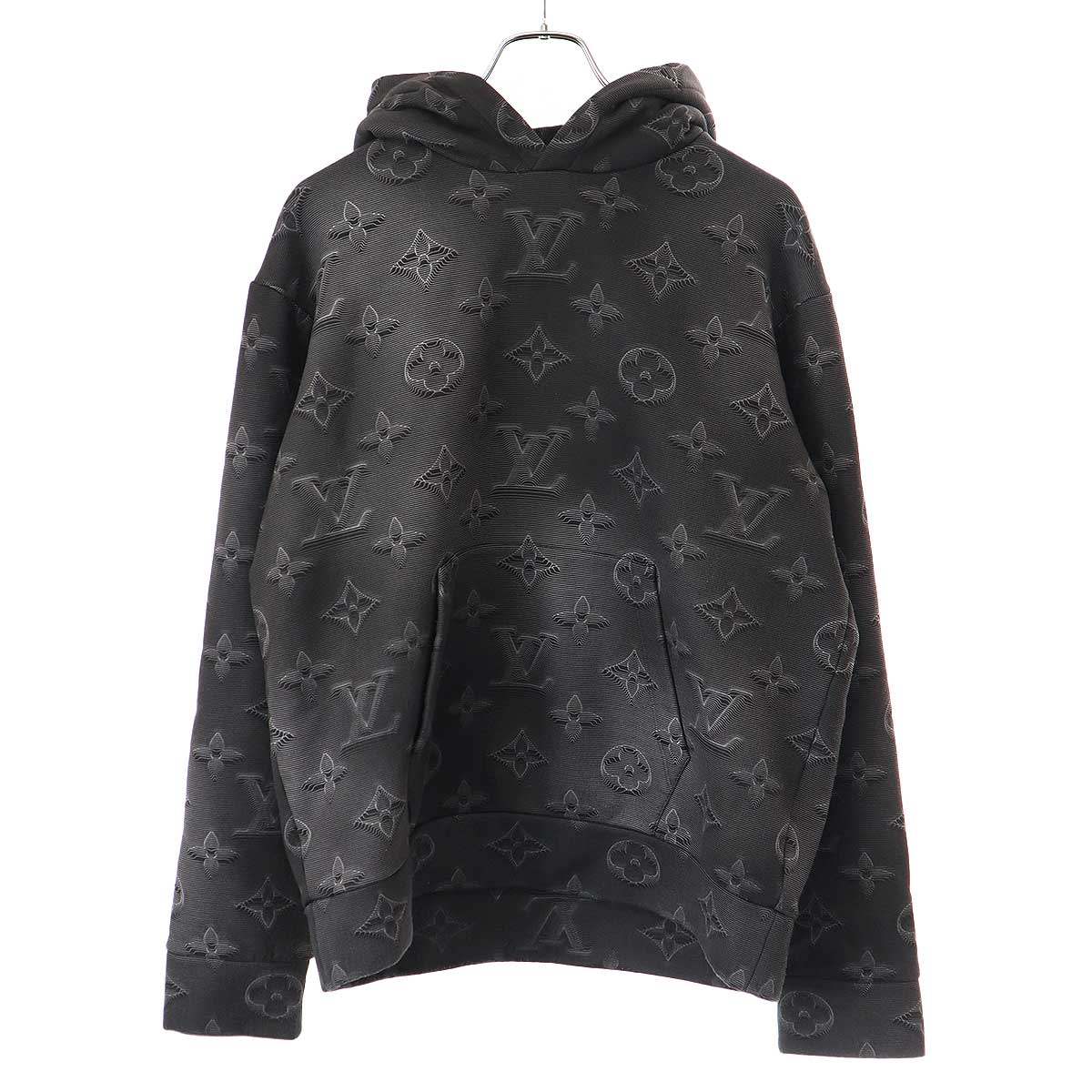 Louis Vuitton LV エンボス コットンパーカー ラフに決まる【LouisVuitton】エンベリッシュドコットンフーディ
