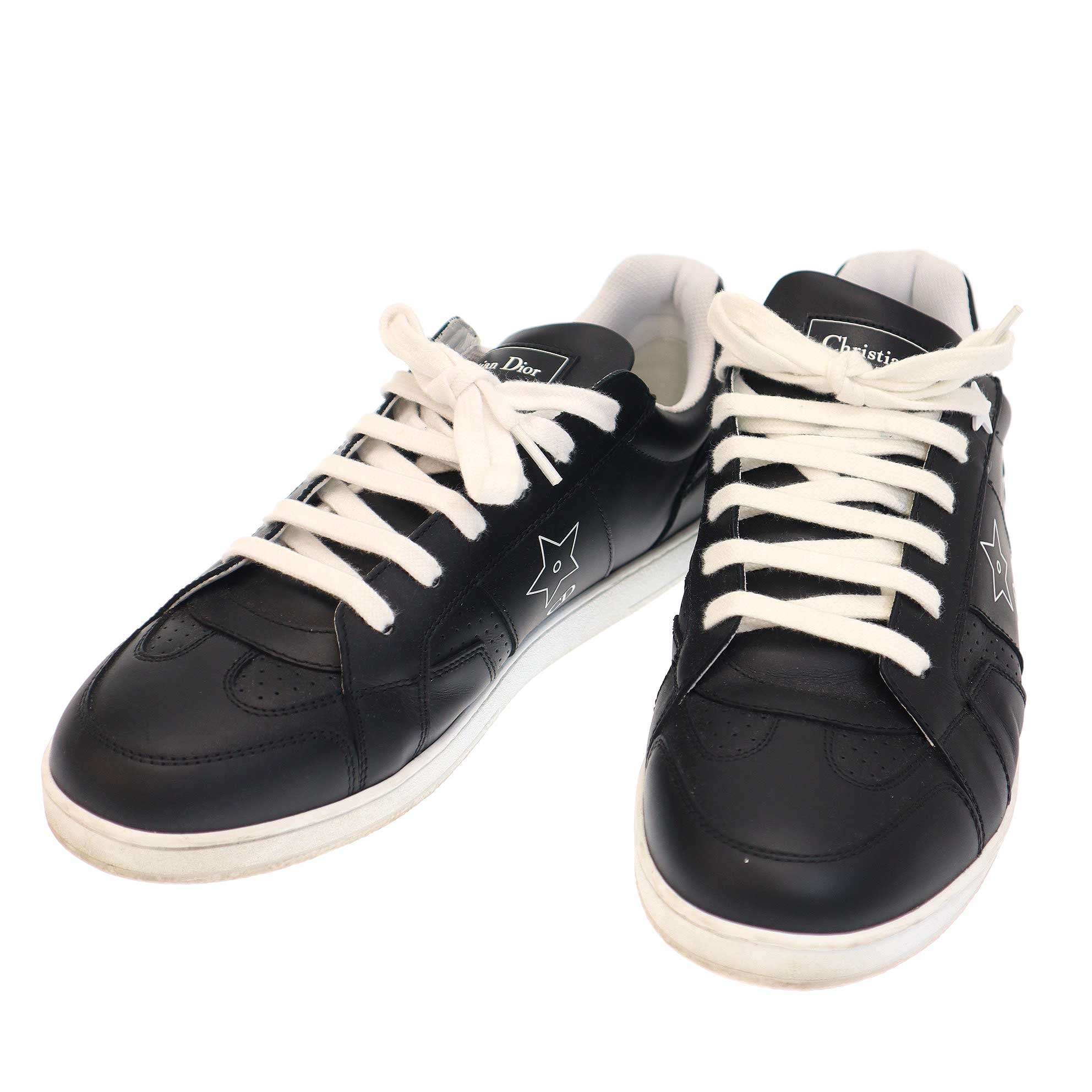 Christian Dior ディオール STAR なめし革スニーカー LS 09 22 黒いこと 41 【中古】 ITZ6XTLAR9E0