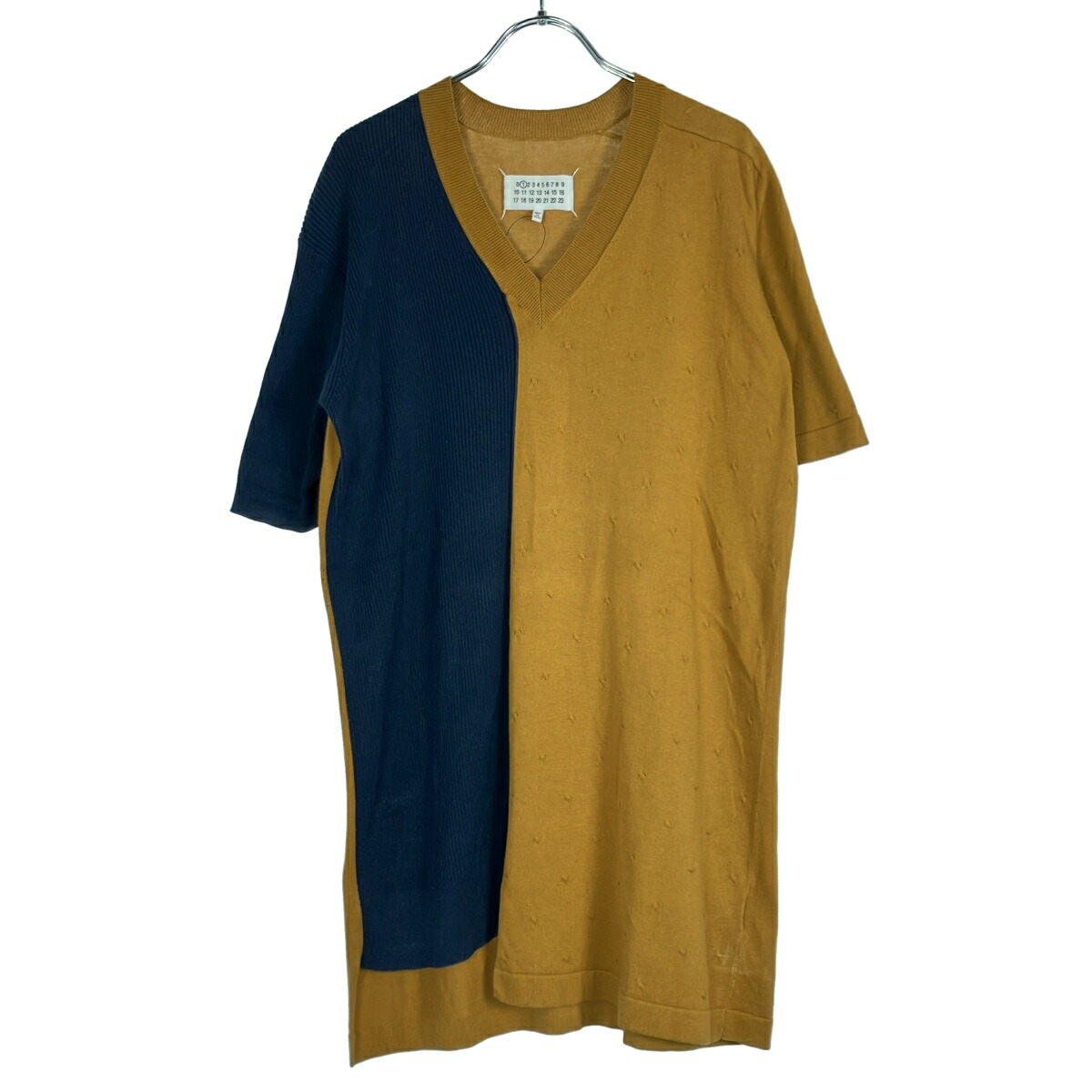 メゾンマルタンマルジェラバーガンディ ニットセーター スエード肘パッチ S メゾンマルタンマルジェラバーガンディ ニットセーター スエード肘パッチ S