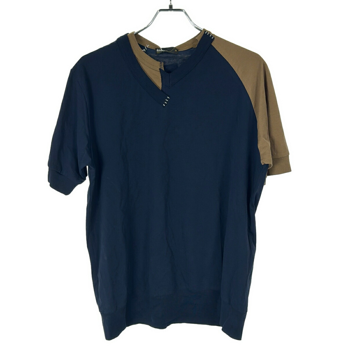 楽天市場】kolor ・カラー 24SS オーバーラップリブTシャツ 状態SS