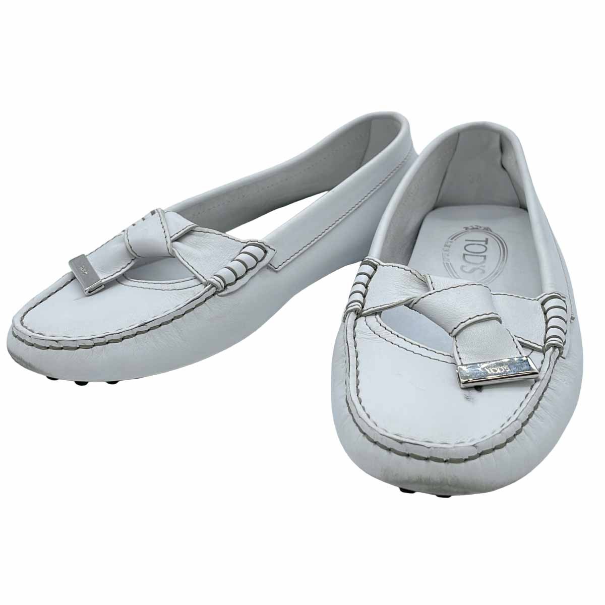 トッズ　ホワイト ドライビングシューズ　37 ½ 楽天市場】トッズ TOD'S ドライビングシューズ カジュアル