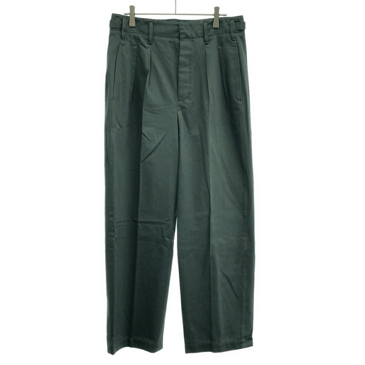 Lemaire ワイドチノパン 綿麻　46 23ss 新品 LEMAIRE ルメール 22SS LARGE PANTS ワイドチノパンツ M221
