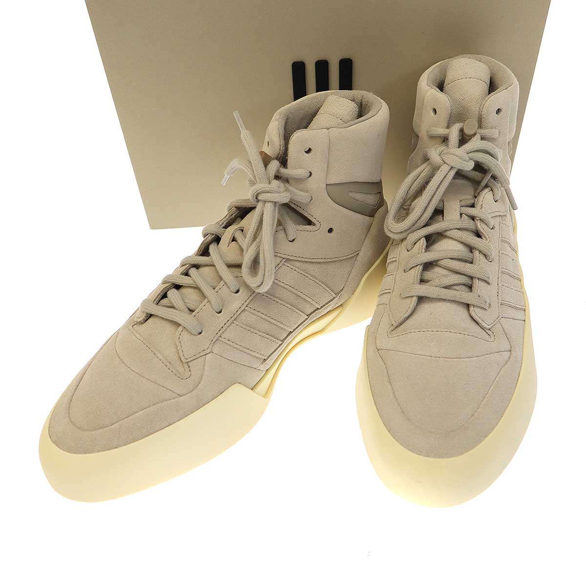 FEAR OF GOD×adidas フィアーオブゴッド アディダス ATHLETICS 86 SESAME スニーカー IF6683 薄墨色系 29糎 【中古】 ITDWF5XYK6SG