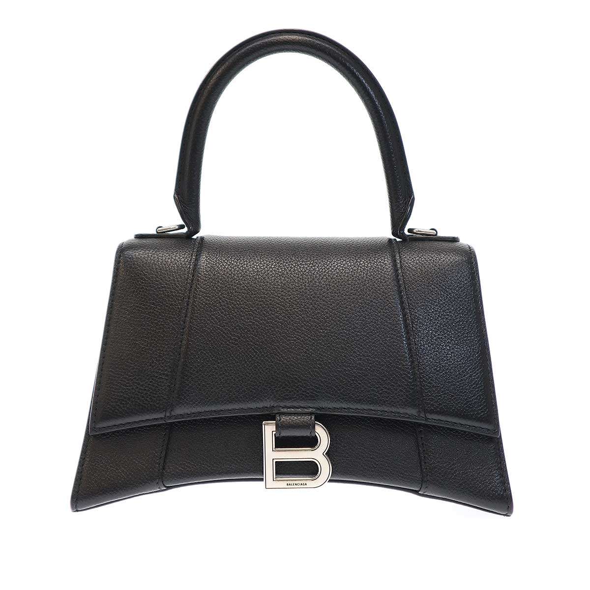 バレンシアガ アワーグラス 型押し ハンド ショルダーバック BALENCIAGA - バレンシアガ アワーグラス 593546 クロコ型押し