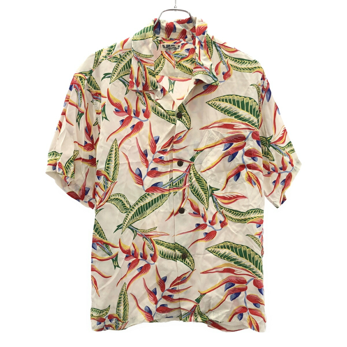 SAPEuR アロハシャツ　大鷹 UNUSED] SAPEur “サプール” 23SS 大鷹 アロハシャツ ハワイアン