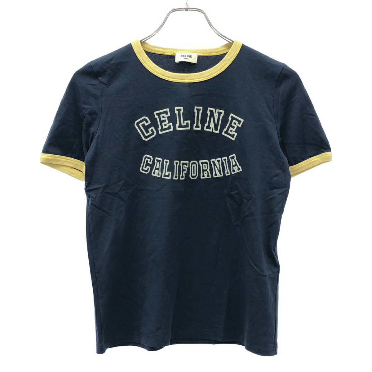 関税・送料込 CELINE トリオンフ ボーダー コットン Tシャツ 楽天市場】CELINE セリーヌ トリオンフ ボーダールーズTシャツ